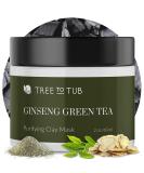 Tree to Tub Bentonite Clay Face Mask - Exfoliating & Pore Cleansing Mud Mask for Dry, Oily, Sensitive Skin - Moisturizing Facial Mask with Vitamin C, Green Tea, Pumpkin for Women & Men - Buy Online on GoSupps.com