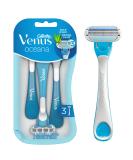 Gillette Venus Oceana Women's Disposable Razor - 3 Razors (Pack of 1) - Buy Online on GoSupps.com