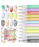 Saviland 12 Colors Nail Art Pens Set - 3D Nail Polish & Graffiti Dotting Tools for DIY Manicure & Salon Nail Art Design - Buy Online on GoSupps.com
