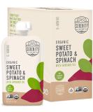 Serenity Kids 6+ Months USDA Organic Veggie Puree Baby Food Pouches | No Sugary Fruits or Added Sugar | Allergen Free | 3.5 Ounce BPA-Free Pouch | Sweet Potato & Spinach | 6 Count Sweet Potato & Spinach 3.5 Ounce (Pack o - Buy Online on GoSupps.com