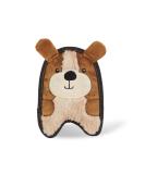 Outward Hound Invincibles Mini Plush Puppy Dog Toy - Brown XS for Small Dogs | Durable & Squeaky - Buy Online on GoSupps.com