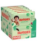 Huggies Natural Care Baby Towels - 10x56 Soft Cloths with Aloe Vera for Healthy Skin - Buy Online on GoSupps.com