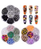 Halloween Nail Art Sequins - Kalolary 3D Skull Spider Pumpkin Bat & Ghost Polymer Clay Slices for Acrylic Nails Decor (3 Boxes - Buy Online on GoSupps.com