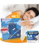 Protective view Anti-Schnarch Mundpatching | 30 Set Mouth Tape for Relaxing Sleep - Effective Snore Stopper in Soothing White - Buy Online on GoSupps.com