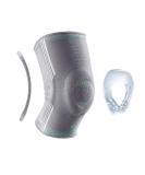 OPPO 2320 Compression Knee Sleeve | Patella Gel Pad & Side Stabilizers | Medical Support for Muscle Strain & Joint Pain (Gray Large) - International Shipping Available - Buy Online on GoSupps.com