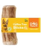Natural Dog Treats | Coffee Wood Chewing Bones for Dogs & Puppies | Caustab & Kachtiele Dog Toys 2-Pack - Buy Online on GoSupps.com