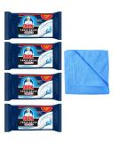 4X Duck Fresh Brush Refills (4 Packs 48 Flushable Cleaning Pads)-Biodegradable- Duck Toilet Bowl Cleaner- with Microfibre Cleaning Cloth 4X Duck Brush Refill + Microfibre Cloth - Buy Online on GoSupps.com