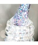 BURANO Holographic Gel Polish - Reflective White Silver Glitter UV LED Nail Polish 7.3ml for Home DIY - Curing Required (YH11 - Buy Online on GoSupps.com