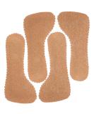 2 Pairs Cork Foot Sweat Pads - Invisible Insoles for Women | Comfort & Support for Sandals & Wedges - Buy Online on GoSupps.com