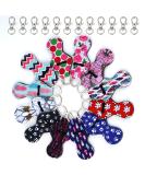 Buy Puezokly 12 Set Chapstick Holder Keychain - Cute Neoprene Lip Balm Holders with Metal Keychain for Easy Access | International Shipping Available - Buy Online on GoSupps.com