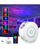 SUPPOU LED WiFi Galaxy Projector Smart Night Light Kids Adults 3D Star Projector Light with RGB Adjustment/Voice Control/WiFi/Timer Compatible Alexa Google Assistant for Room Decor (White) - Buy Online on GoSupps.com