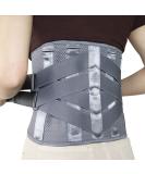 HONGJING XL Back Brace for Lower Back Pain Relief | Lumbar Support with 7 Stays & Breathable Mesh | Ideal for Heavy Lifting & Sciatica Pain Relief - Buy Online on GoSupps.com