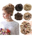 Updo Hairpiece Messy Bun Extensions - 2 Pack 50g - Brown Mix & Bleach Blonde - Buy Online on GoSupps.com