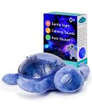 Cloud b Tranquil Turtle Purple Nightlight Ocean Projector | Soothing Sounds | Adjustable Brightness | Auto-Shutoff - Buy Online on GoSupps.com