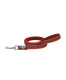 IDC Color & Gray Rubberized Leash - 20mm x 1m with Loop - Red-Grey | Durable International Shipping - Buy Online on GoSupps.com