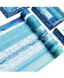 DAPUTOU Blue Sea Wave Washi Tape Set - 12 Rolls Decorative Masking Tape for Craft, Scrapbook, DIY Gift Wrapping - Buy Online on GoSupps.com