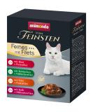 Animonda of the finest adult cat food wet food for adult cats fine variety with fillets 8 x 85 g Fine variety with fillets 85 g (8 Pack) - Buy Online on GoSupps.com