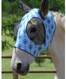Harrison Howard Fly Mask for Horses - XL Extra-Full Comfortable & UV Protection Light Blue (Nature Aztec) - Best ECommerce Shipping Worldwide - Buy Online on GoSupps.com