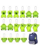 OSDUE Reflector Pendant, 16pcs Waterproof Child Safety Reflector Pendant for School Bag, Wheelchair, Bicycle and Running pets - Buy Online on GoSupps.com