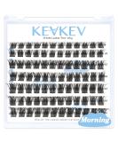 Morning D-Mix Cluster Lashes 84 Pcs | DIY Cluster Eyelash Extensions | Individual Lashes Thin Band & Soft | 8-16mm Length - Buy Online on GoSupps.com