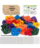 Trymaker Rock Climbing Holds Set - 15PCS Indoor & Outdoor Climbing Wall for Kids & Adults - Buy Online on GoSupps.com