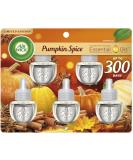 Air Wick Plug in Scented Oil Refill, 5 ct, Pumpkin Spice, Air Freshener, Essential Oils, Fall Scent, Fall Decor - Buy Online on GoSupps.com