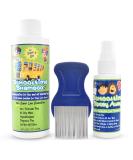Schooltime Lice Shampoo Kit for Kids with After Treatment Spray and Lice Comb - Complete Solution for Effective Egg Removal - Buy Online on GoSupps.com