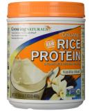 Growing Naturals Organic Raw Rice Protein - Vanilla Blast 16.4 oz | Plant-Based Protein Powder - Buy Online on GoSupps.com