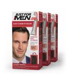Just For Men Easy Comb-In Color - Darkest Brown A-50, 3 Pack Hair Coloring for Men - Buy Online on GoSupps.com