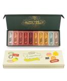 Poppy & Pout 10pk Gift Box | Natural Lip Balm in Sustainable Tubes - Handmade, Cruelty-Free with Beeswax, Vitamin E, Organic Coconut Oil | All Flavors Included - Buy Online on GoSupps.com