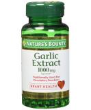 Nature's Bounty Garlic Extract 1000 mg 100 Count (Pack of 4) - Immune Support Supplement - Buy Online on GoSupps.com