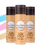 Aloha Sun Stick SPF 50+ (3-pack) Sunscreen Stick Sun Block Stick for Face Sunscreen SPF 50 for Surfing Great Sun Cream for Kids & Outdoor Sports Sunscreen Plastic Free Packaging 20g - Buy Online on GoSupps.com