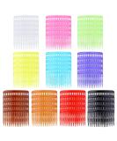 50 Pack Clear White Black Colorful Small Plastic Side Hair Combs 14 Teeth Slide Hair Barrette Clips for Women Bridal Wedding Veil Comb DIY Crafts Decorative Headpiece French Twist Updo Bun Accessories - Buy Online on GoSupps.com
