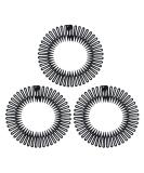 Soft 'N Style Flexible Headbands for Women - 3pc Black Stretch Headband Set - Buy Online on GoSupps.com