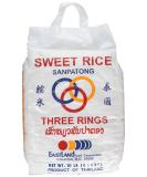 Three Rings Thai Sticky Rice (Sweet Rice) 160 Ounce - Buy Online on GoSupps.com