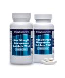 Maximum Strength Glucosamine Sulphate 2KCl | 1858mg Per Serving | 360 Tablets | UK Manufactured - Buy Online on GoSupps.com