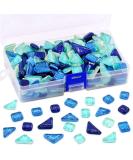 Swpeet 1Ib Mixed Glass Mosaic Tiles for Crafts - Colorful Patterns (Mosaic Tiles E) - Buy Online on GoSupps.com