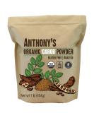 Anthony's Organic Carob Powder, 1 lb, Gluten Free, Non GMO, Cocoa Powder Alternative, Unsweetened 1 Pound (Pack of 1) - Buy Online on GoSupps.com