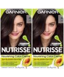 Garnier Hair Color Nutrisse Nourishing Creme 20 Soft Black (Black Tea) Permanent Hair Dye 2 Count (Packaging May Vary) - Buy Online on GoSupps.com