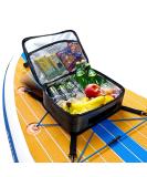 THURSO SURF Paddle Board Accessories Cooler Deck Bag - Insulated Water-Resistant Portable 10 Can Carbon - SUP Stand Up Paddleboard Mesh Top Pocket - Buy Online on GoSupps.com