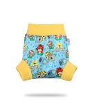 Petit Lulu Pull Up Cloth Nappy Wrap | Size L | Reusable Diaper Wrap (School Jungle) - Buy Online on GoSupps.com