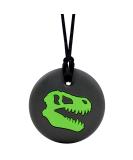 Munchables Dino Skull Sensory Chew Necklace - Chewy Fidget Toy for Adults & Kids (Green) - Buy Online on GoSupps.com