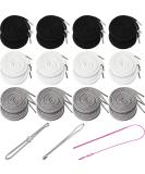 WILLBOND 24 Pieces 59 Inch Replacement Drawstring Cords Universal Drawstring Replacement Clothing Drawstring 3 Pieces Flexible Drawstring Threaders Easy Threader Needle for Sweatpants Shorts Hoodies - Buy Online on GoSupps.com