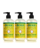 Mrs. Meyer's Hand Soap, Made with Essential Oils, Biodegradable Formula, Honeysuckle, 12.5 fl. oz - Pack of 3 - Buy Online on GoSupps.com