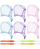 6-Piece Highlight Hair Cap Set with Needles | Salon Hair Coloring & Highlighting Dye Cap Kit | Hairdressing Tool in Purple, Blue, Pink - Buy Online on GoSupps.com