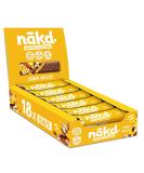 Nakd Lemon Drizzle Fruit & Nut Bars - Vegan, Gluten-Free Healthy Snack - 35g x 18 Bars - 18 Count Pack - Buy Online on GoSupps.com
