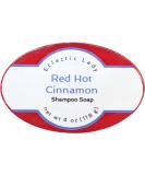 Eclectic Lady Red Hot Cinnamon Shampoo Soap Bar - Pure Argan Oil Silk & Honey Protein - 4 oz - Natural Ingredients for Healthy Hair - Buy Online on GoSupps.com