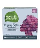 SEVENTH GENERATION Free & Clear Super Tampons with Applicator - 18 Count | Eco-Friendly & Chemical-Free - Buy Online on GoSupps.com