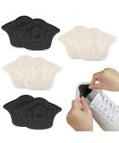 ACWOO 8PCS Heel Grips Shoe Pads - Comfortable Heel Cushion Inserts for Men and Women - Anti Blister Shoe Liners - Black+Beige - Buy Online on GoSupps.com