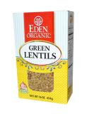 Eden Foods Organic Green Lentils 16 oz | Healthy & Nutrient-Rich Legume - Buy Online on GoSupps.com